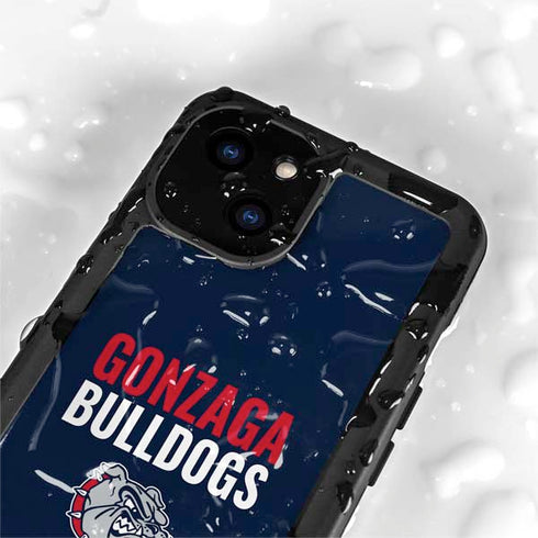 Gonzaga University Bulldogs Bold iPhone 15 Plus Waterproof Case